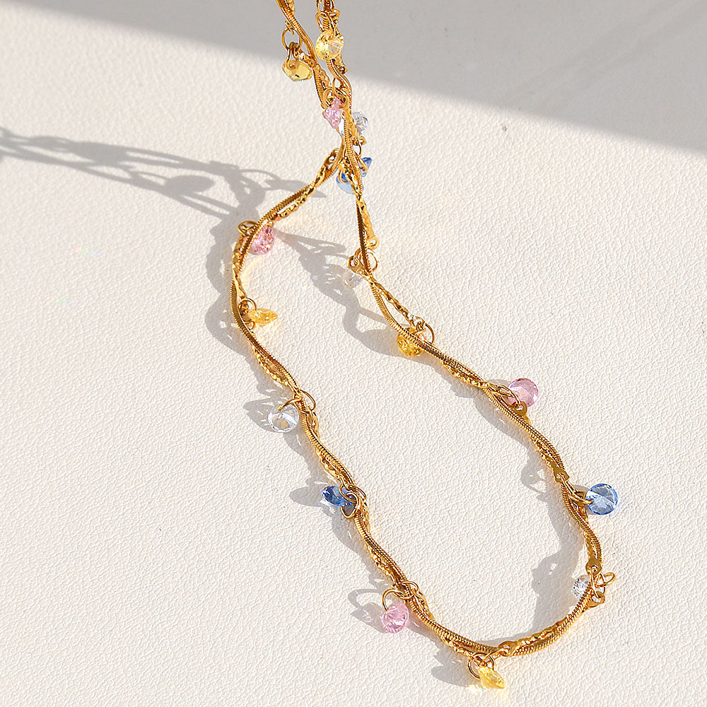 French Heart Whimsical Necklace