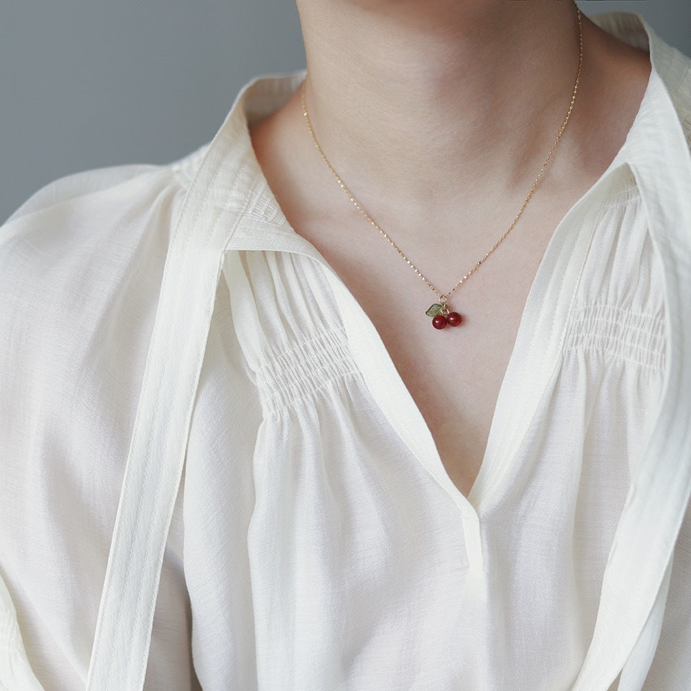 Cherry on Top Statement Necklace