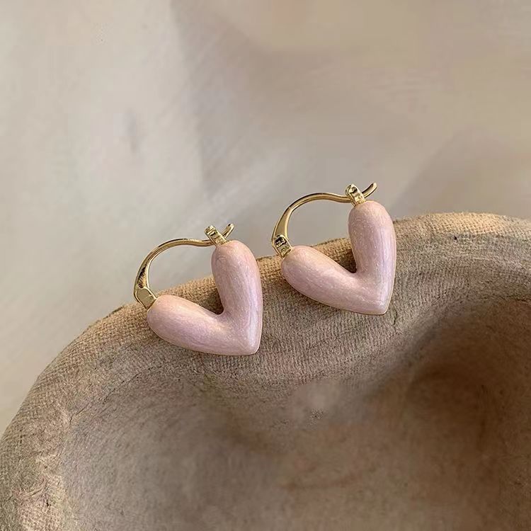 Heart Eyes Hoop Earrings