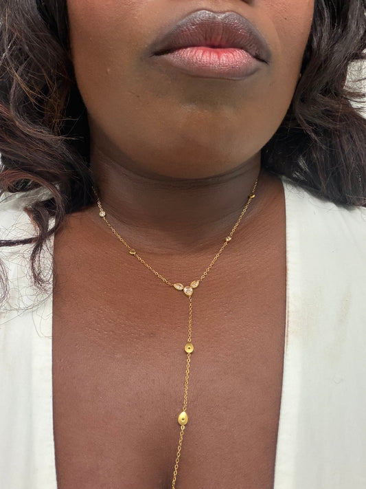 3 Points Y Necklace
