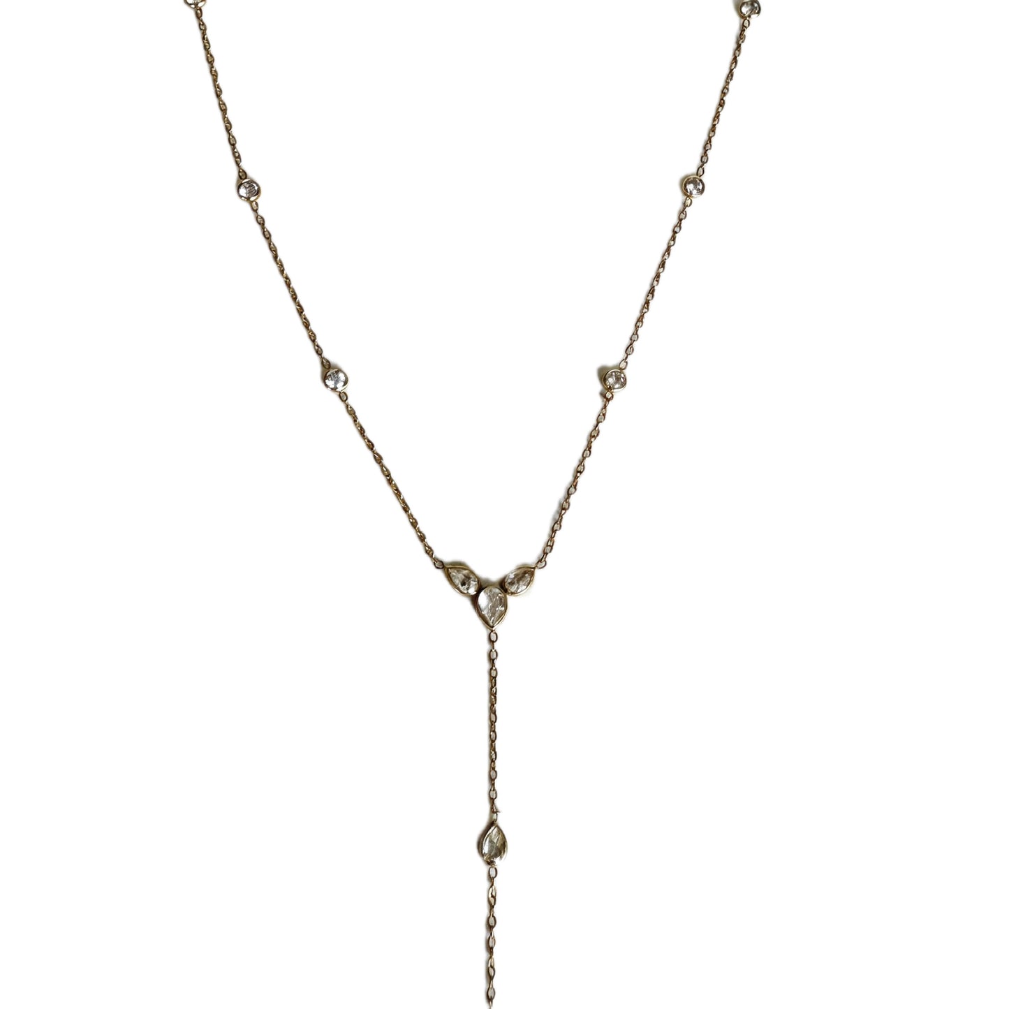 3 Points Y Necklace