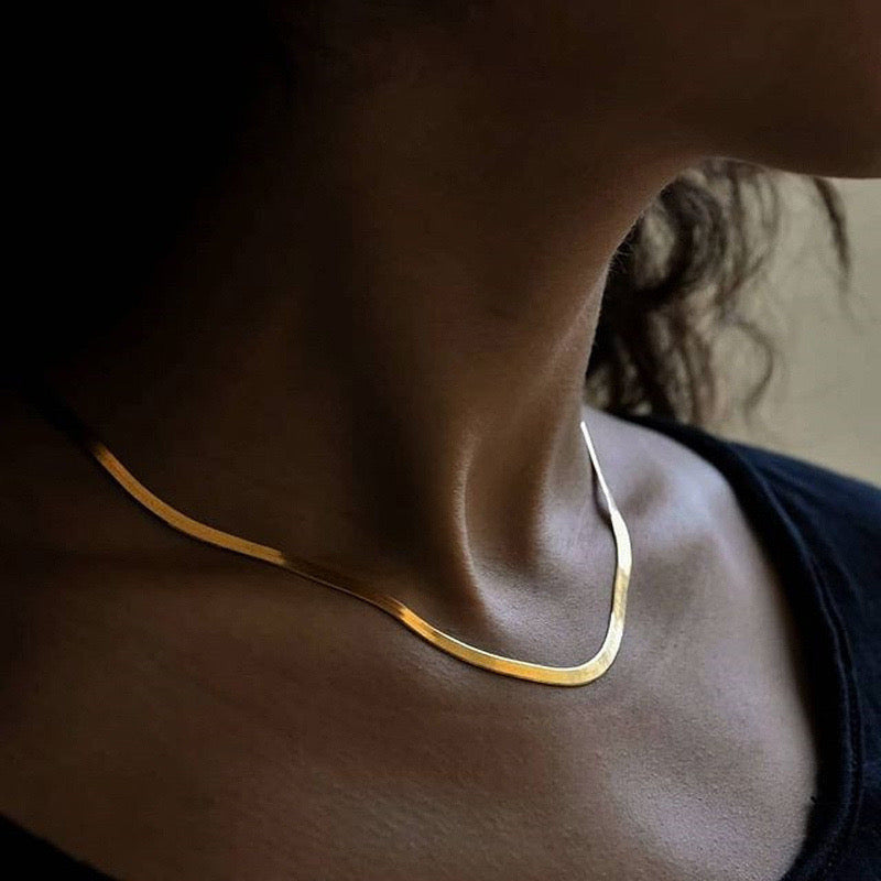 Classic Herringbone Necklace