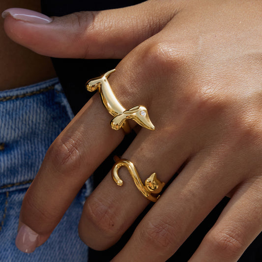 Man's Best Friend Statement Ring