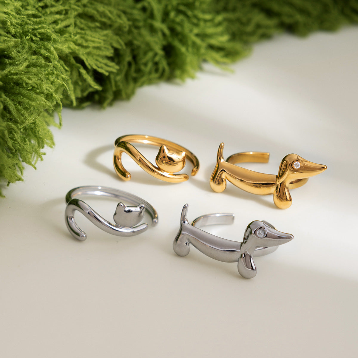 Pretty Little Kitty Statement Ring