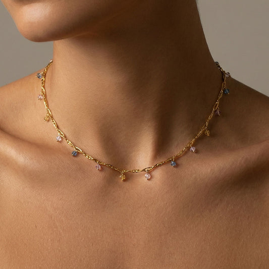 French Heart Whimsical Necklace