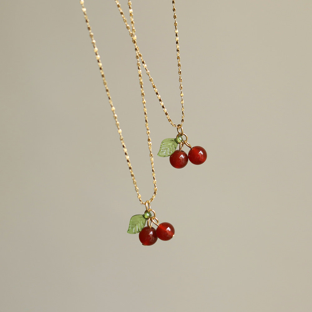 Cherry on Top Statement Necklace