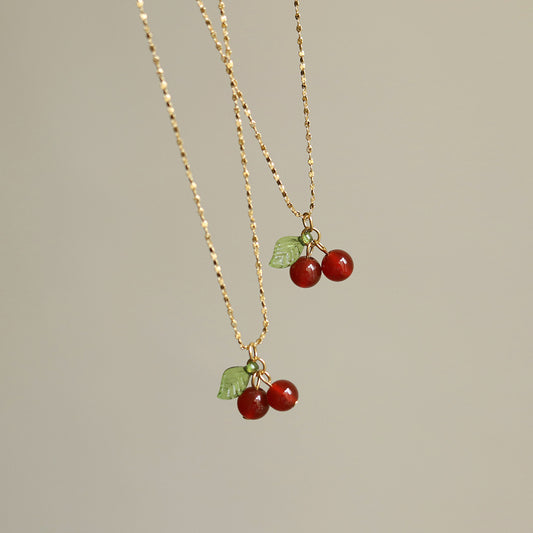Cherry on Top Statement Necklace