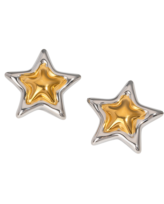 Star Studded statement earrings