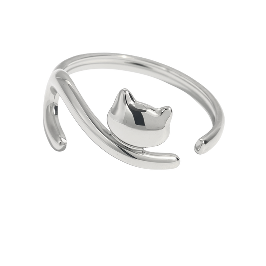 Pretty Little Kitty Statement Ring